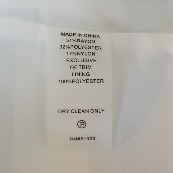 Vince Camuto Organza Striped Shift Dress, Sz 14 - Picture 8 of 8